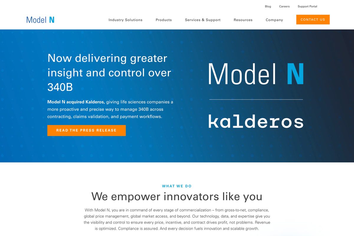 ModelN website